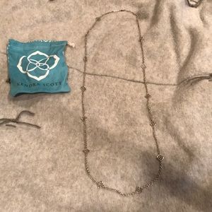 Kendra Scott Devalyn Long Necklace in Silver